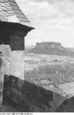 Königstein, Festung Königstein, Enthüllung einer Gedenktafel für August Bebel, Landschaften, Juni 1955