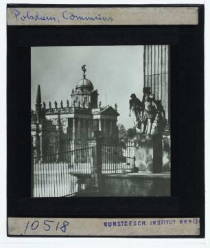 Potsdam, Sanssouci Neues Palais,Potsdam, Sanssouci Communs und Triumphbogen am Neuen Palais