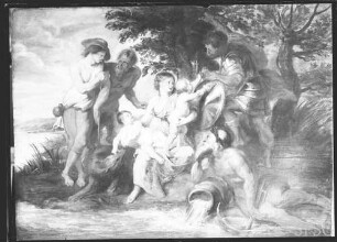 Rubens, Peter Paul. Schulwerk um 1630: Hirten finden Romulus und Remus, GK I 7734. (Verlust)