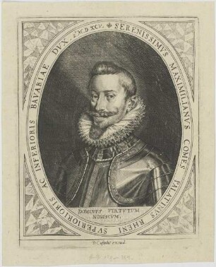 Bildnis des Maximilianvs, Comes Palatinvs Rheni svperiorioris ac inferioris Bavariae Dux