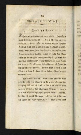 60-61, Vierzehnter Brief.