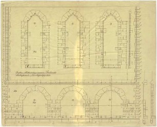 Billing, Hermann; Karlsruhe, Karlstr. 49 b; Saalbau für Methodistengemeinde - Erd- und Saal Geschoss (Teilansicht)