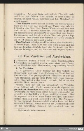XII. Das Verstärken und Abschwächen