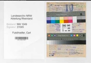 Entnazifizierung Carl Fusshoeller , geb. 08.08.1897 (Verwaltungsdirektor)