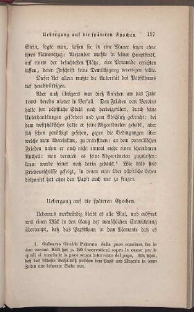 Uebergang auf die späteren Epochen.