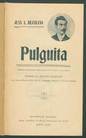 [Retrato de] Juan A. Bejarano