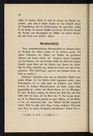 88-91, Kirchweihfest