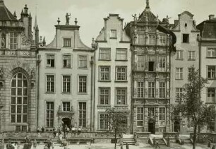 Danzig. Patrizierhäuser am Langen Markt