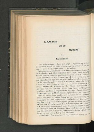 Blocnotes van een Oudgast
