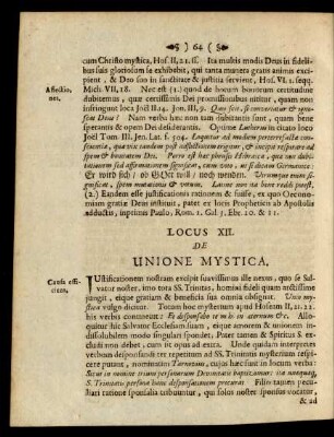 Locus XII. De Unione Mystica