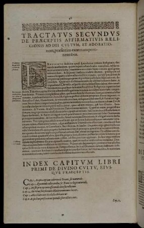 Index Capitum Libri Primi [...]