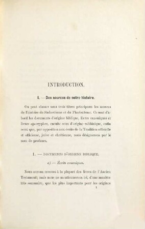 Essai sur les origines des partis Saducéen et Pharisien et leur histoire jusqu'a la naissance de Jésus-Christ par Édouard Montet