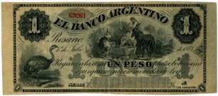 Geldschein, Peso, 1.7.1873