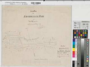 Kirchhellen (Bottrop), Teilung der Kirchheller Mark, Bl.22 Brouillonkarte Wellbruch