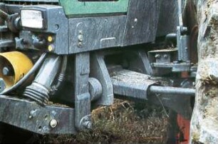 Fotografie: Traktor, Lenkung, Achsfederung