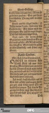 Reise-Lieder