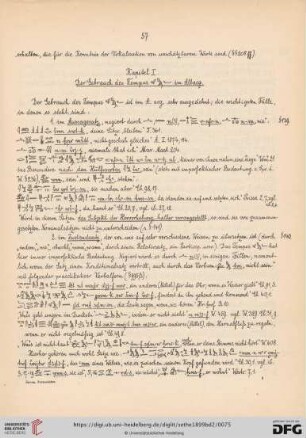 Kapitel I. Der Gebrauch des Tempus [Hieroglyphen] im Altacg