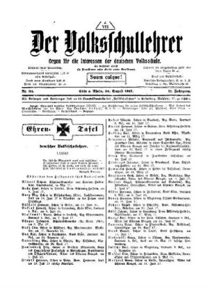 Ehren-Tafel deutscher Volksschullehrer : LXXXIV.