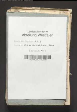 Schuldverschreibungen des Klosters Himmelpforten