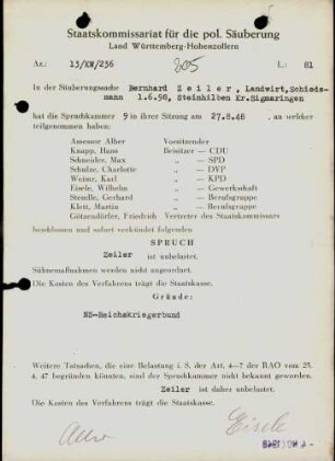 Zeiler, Bernhard