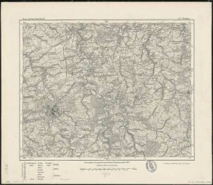 Bl. 442: Chemnitz, 1909 : 442 : Chemnitz. - Hrsg. 1880, einz. Nachtr. 1909. - Berlin , 1909. - 1 Kt. : mehrfarb.