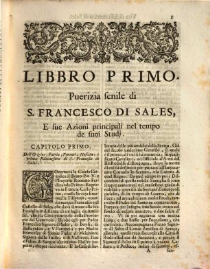 La vita di S. Francesco di Sales