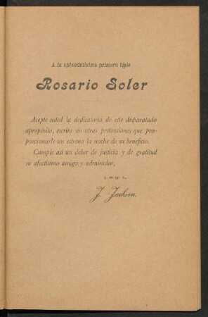 [Dedicatoria] A Rosario Soler