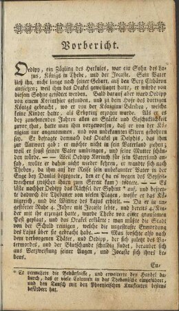 Vorbericht.