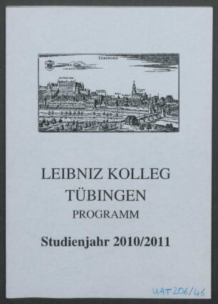 Studienprogramm Studienjahr 2010/11