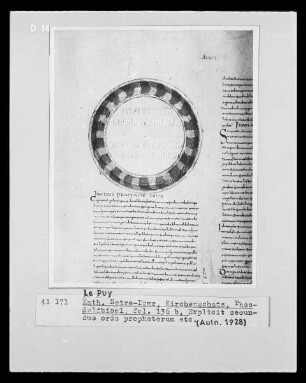 Theodulfbibel, fol. 48a, Explicit secundus ordo prophetorum