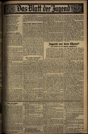 Zweite Ausgabe vom Mittwoch, den 09. Juli 1930.