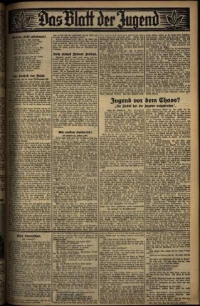 Zweite Ausgabe vom Mittwoch, den 09. Juli 1930.