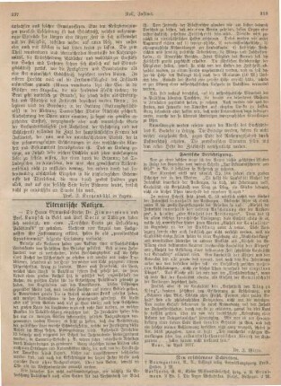 237-240 Literarische Notizen