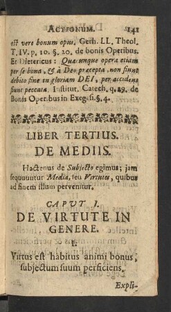 Liber Tertius. De Mediis.