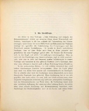 Psychologie und Erkenntnistheorie
