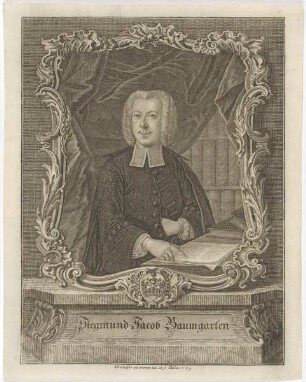 Bildnis des Siegmund Jacob Baumgarten