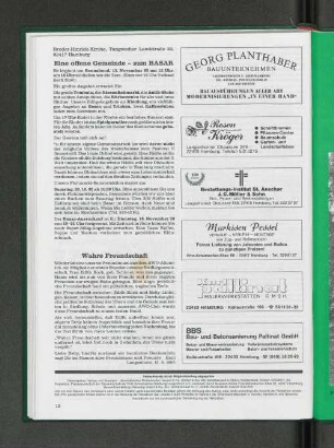 Eine offene Gemeinde - zum BASAR