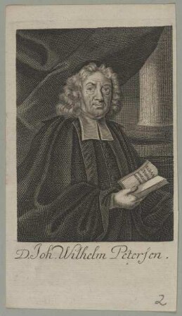 Bildnis des Joh. Wilhelm Petersen