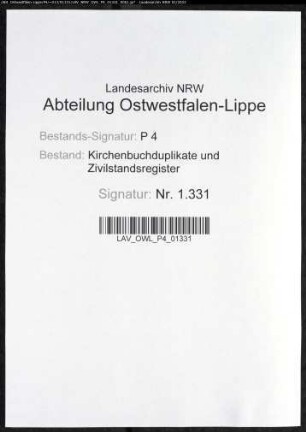 Kirchenbuchduplikat der katholischen Gemeinde Iserlohn (GHT 1867-1869). (Gemeinde: Iserlohn, katholische Gemeinde)