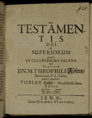 De Testamentis