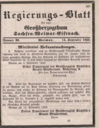 Nr. 30 : 14. September 1853