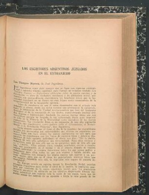 Los escritores argentinos juzgados en el extranjero