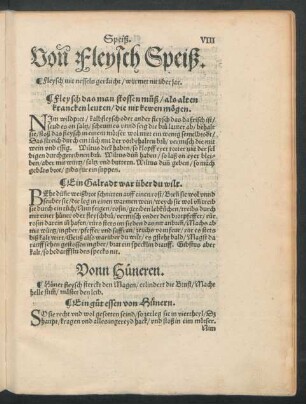 Von Fleysch Speiß.