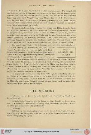 Freudenberg, Ganburg, Höhefeld, Hundheim