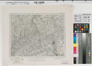 Deutsches Reich Karte des Deutschen Reiches Nr. 506 Wiesbaden 1909/1918 1 : 100 000 27,5 x 35,5 Kartographische Abteilung der Preußischen Landesaufnahme Benkhausen