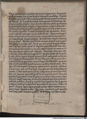 Ephemerides