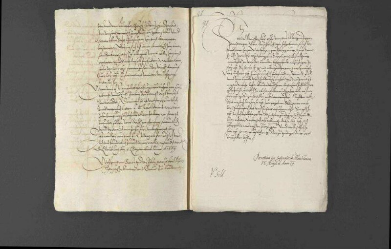 Pfalzgraf Wolfgang teil Herzog Christoph von Württemberg seine Vereinbarung mit Kaiser Ferdinand I. bezüglich einer Zollbefreiung mit.