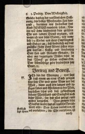6-23, Vortrag und Beweiß