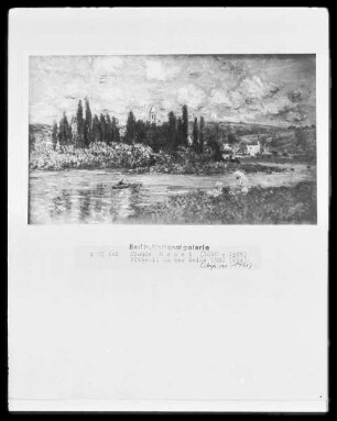 Ansicht von Vétheuil / Vétheuil sur Seine / Vue de Vétheuil