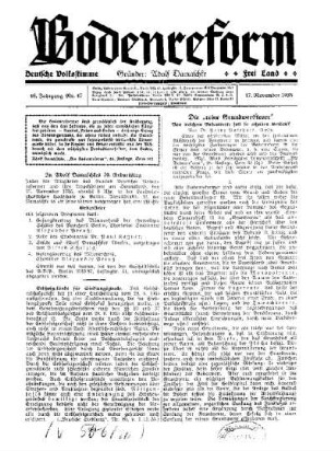 Die "reine Grundwertsteuer"